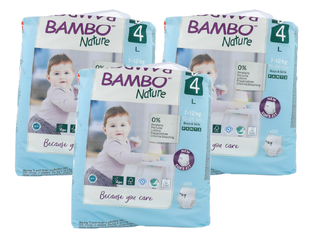 Bambo Nature Luierbroekjes Maat 4 L - Multiverpakking 3x20ST 