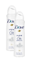 Dove Original 0% Deodorant Spray Duo 2x150ML 