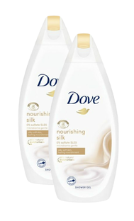 Dove Silk Glow Douchecrème Duo 2x500ML 