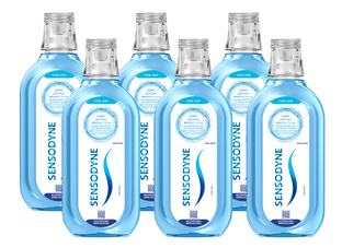 Sensodyne Mondwater Cool Mint Multiverpakking 6x500ML 