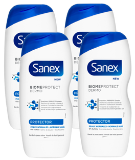 Sanex BiomeProtect Dermo Protector Douchegel - Voordeelverpakking 4x250ML 