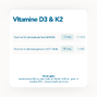 Bonusan Vitamine D3 & K2 Softgels Duoverpakking 2x60SG samenstelling