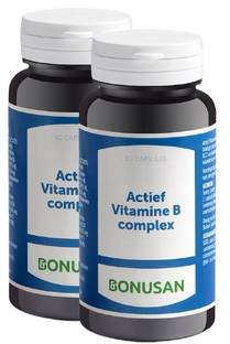 Bonusan Actief Vitamine B Complex Capsules Duoverpakking 2x60CP 