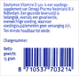 Davitamon Vitamine D 50+ Tabletten 2x250TB onderkant verpakking