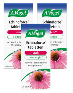 A.Vogel Echinaforce Sterk** + Energie* Tabletten Multiverpakking 3x30ST 