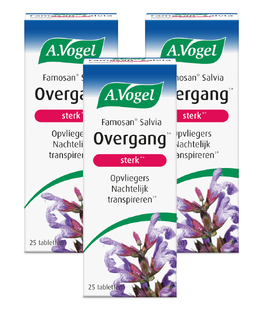 A.Vogel Famosan Salvia Overgang Sterk** Tabletten Multiverpakking 3x25ST 