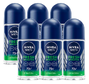 Nivea Men Fresh Sensation Antbacterial Deoroller Voordeelverpakking 6x50ML 