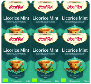 Yogi Tea Licorice Mint Voordeelverpakking 6x17ST 