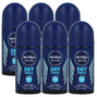 Nivea Men Dry Fresh Deodorant Roll-On Voordeelverpakking 6x50ML 