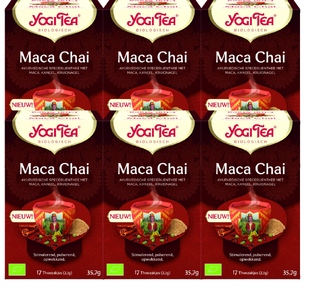 Yogi Tea Maca Chai Voordeelverpakking 6x17ST 