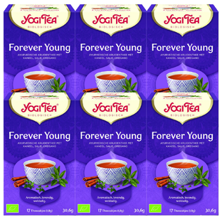 Yogi Tea Forever Young Voordeelverpakking 6x17ST 