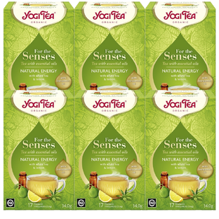 Yogi Tea Natural Energy Citroen & Bergamot Voordeelverpakking 6x17ST 