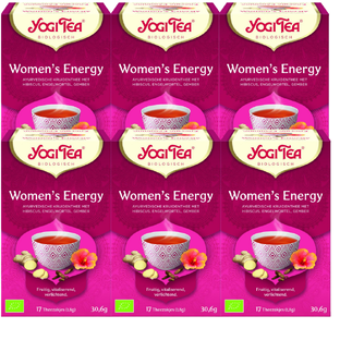 Yogi Tea Women's Energy Voordeelverpakking 6x17ST 