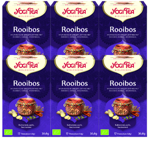 Yogi Tea Rooibos Voordeelverpakking 6x17ST 