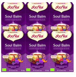 Yogi Tea Soul Balm Kruidenthee Voordeelverpakking 6x17ST 