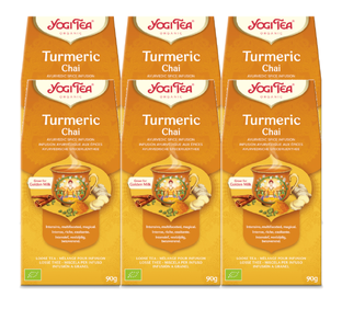 Yogi Tea Turmeric Chai Losse Thee Voordeelverpakking 6x90GR 