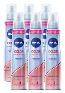 Nivea Color Care & Protect Styling Mousse Voordeelverpakking 6x150ML 