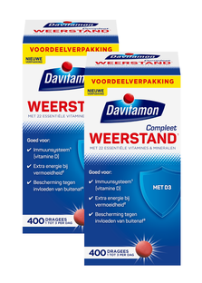 Davitamon Compleet Weerstand Dragees Multiverpakking 2x400ST 