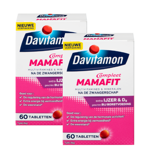 Davitamon Mamafit Tabletten 60st Multiverpakking 2x60TB 