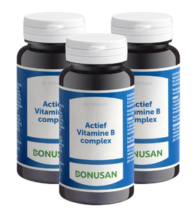 Bonusan Actief Vitamine B Complex Capsules Multiverpakking 3x60CP
