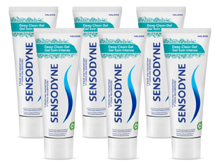 Sensodyne Deep Clean Gel Tandpasta Multiverpakking 6x75ML