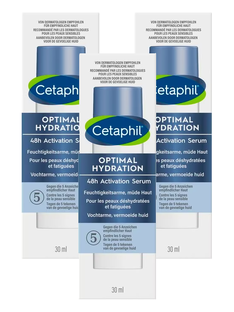 Cetaphil Optimal Hydration 48h Activation Serum Multiverpakking 3x30ML 