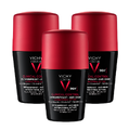 Vichy Homme Clinical Control 96 uur Deodorant Roller Multiverpakking 3x50ML