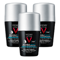 Vichy Homme 72H Invisible Resist Detranspirant 0% Alcohol Multiverpakking 3x50ML