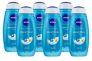 Nivea Hawaii Flower & Oil Douchegel Multiverpakking 6x500ML