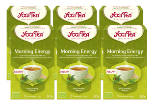 Yogi Tea Morning Energy Thee Voordeelverpakking 6x17ST 