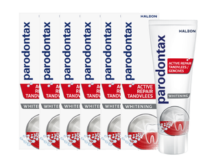 Parodontax Active Repair Tandvlees Whitening Tandpasta Voordeelverpakking 6x75ML 