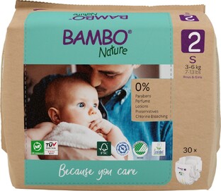 Bambo Nature Maat 2 Luiers S 30ST 