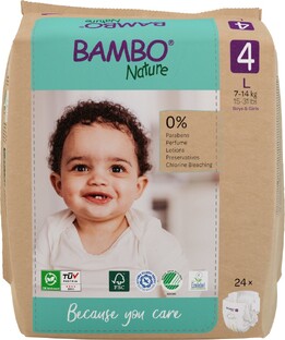 Bambo Nature Maat 4 Luiers L 24ST 