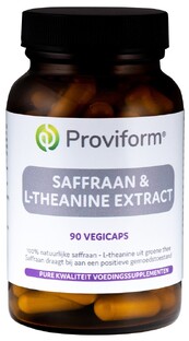 Proviform Saffraan & L-Theanine Extract Capsules 90VCP 