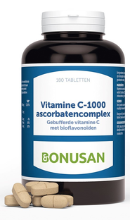 Bonusan Vitamine C-1000 Ascorbatencomplex Tabletten 180TB 