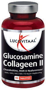 Lucovitaal Glucosamine Collageen II Tabletten 90TB 