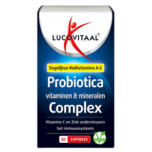 Lucovitaal Probiotica Vitaminen & Mineralen Complex Capsules 30CP 