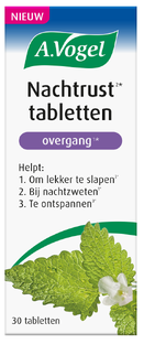 A.Vogel Nachtrust Tabletten - Overgang 30ST 