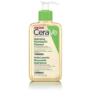 CeraVe Hydrating Foaming Oil Cleanser - voor normale tot (zeer) droge huid - voor gezicht en lichaam 236ML 