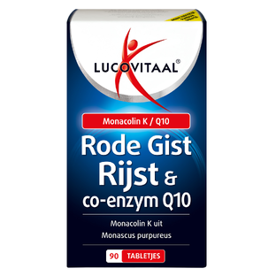 Lucovitaal Rode Gist Rijst & co-enzym Q10 Tabletten 90TB 