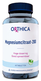 Orthica Magnesiumcitraat-200 Tabletten 60TB 