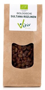 Vitiv Biologische Sultana Rozijnen 500GR 