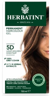 Herbatint Haarverf Gel - 5D Lichtgoud Kastanje 150ML 