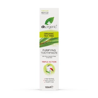 Dr Organic Tea Tree Purifying Toothpaste 100ML 