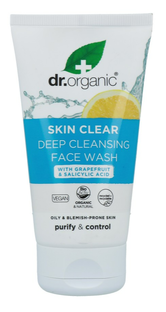 Dr Organic Skin Clear Deep Pore Face Wash 5-In-1 125ML 