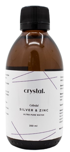 Crystal Colloidaal Zilver & Zink Ultra Pure Water 250ML 