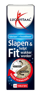 Lucovitaal Slapen & Helpt Fit Wakker Worden Tabletten 30TB 