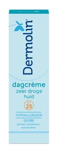 Dermolin Dagcrème Zeer Droge Huid - SPF25 50ML 