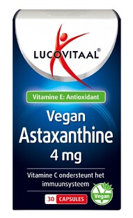 Lucovitaal Vegan Astaxanthine 4mg Capsules 30CP 