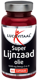 Lucovitaal Super Lijnzaad Olie Capsules 60CP 